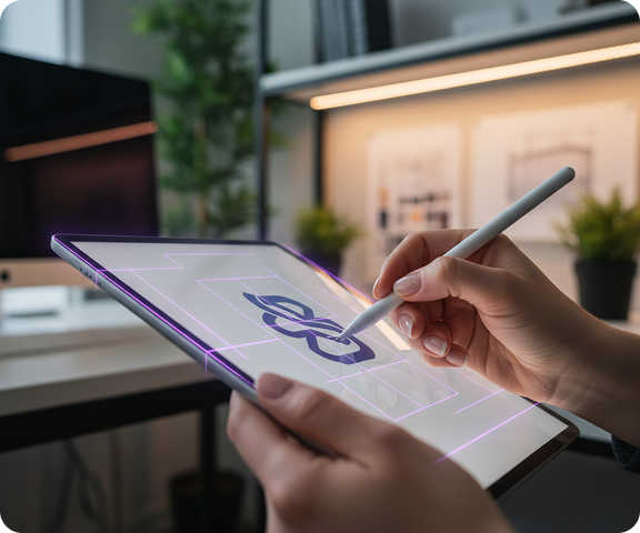 Designing on Tablet