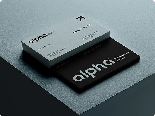 Business Card Design Mockup