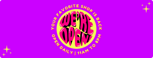 Magenta We're Open Template